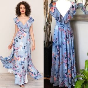 YUMI KIM Floral Maxi Wrap Maxi Dress HUDSON STONE